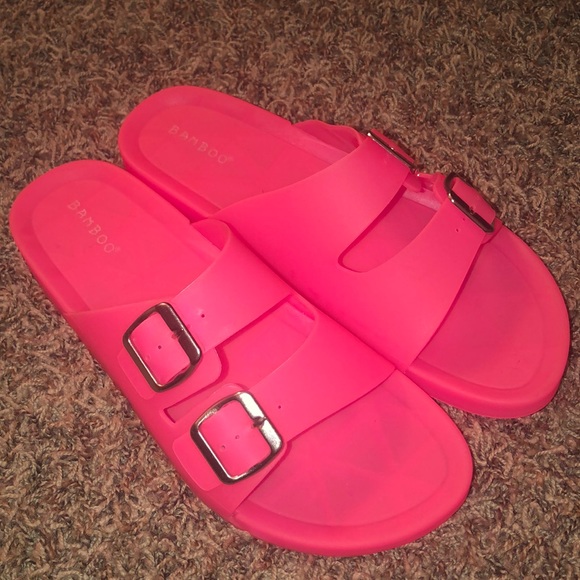 bamboo jelly sandals